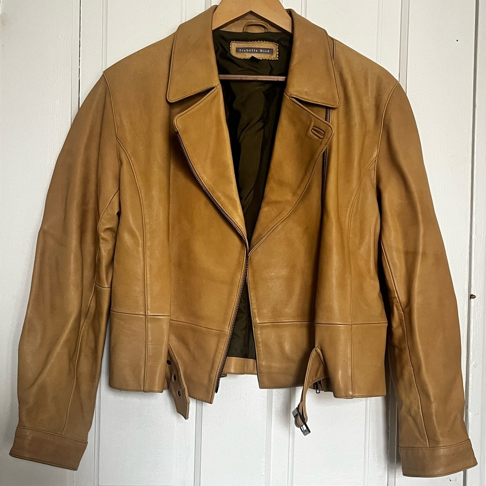 Vintage Isabella Bird Leather Moto Jacket